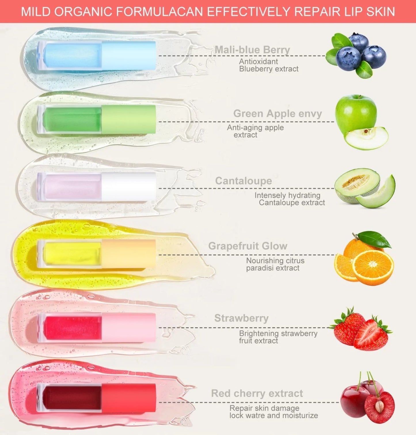 Cooling Lip Oil - Cantaloupe